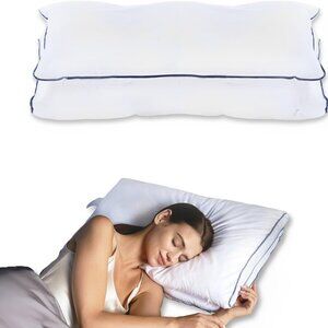 SKG Feather Adjustable Cervical Pillows Innovative Two-Layer Ergonomic D7